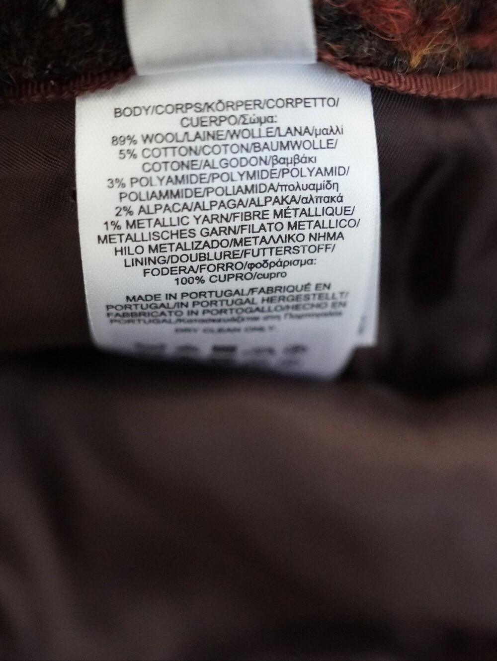 Brooks Brothers Moon British Tweed Wool Blend A-Line Skirt Brown Size 6 - Picture 7 of 11